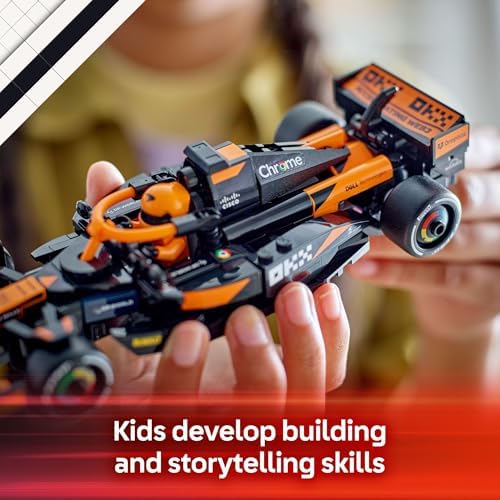 LEGO Speed Champions McLaren F1 Team MCL38 Race Car Toy   Building Set for Kids  Boys & Girls  Ages 10    Toy Car for F1 Fans   Gift Idea for Birthday   77251