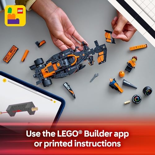 LEGO Speed Champions McLaren F1 Team MCL38 Race Car Toy   Building Set for Kids  Boys & Girls  Ages 10    Toy Car for F1 Fans   Gift Idea for Birthday   77251
