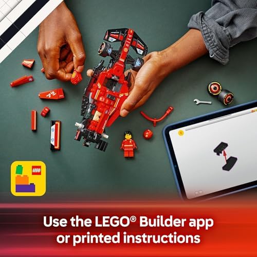 LEGO Speed Champions Ferrari SF 24 F1 Race Car Toys   Building Sets for Kids  Boys & Girls  Ages 10    Ferrari F1 Model Car Kits for Display or Play   Gift Ideas for Birthdays and Fans   77242
