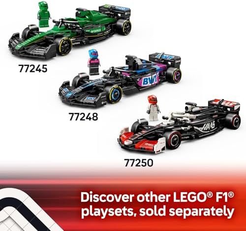 LEGO Speed Champions Ferrari SF 24 F1 Race Car Toys   Building Sets for Kids  Boys & Girls  Ages 10    Ferrari F1 Model Car Kits for Display or Play   Gift Ideas for Birthdays and Fans   77242