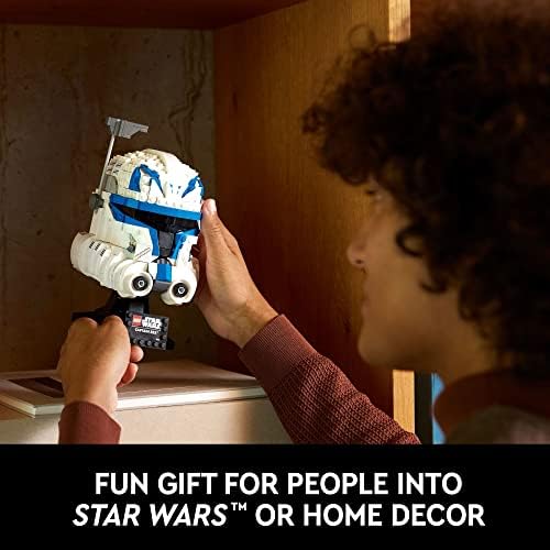 LEGO Star Wars Captain Rex Helmet Building Set  The Clone Wars Collectible Model for Adults  Star Wars Memorabilia  75349