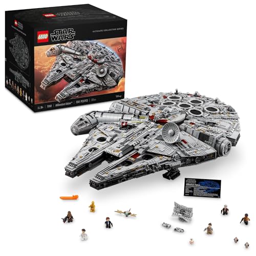LEGO Star Wars Millennium Falcon   Building Set for Adults  Ages 16    Gift for Birthday   Movie Collectible Model Kit   Display in Home or Office   75192