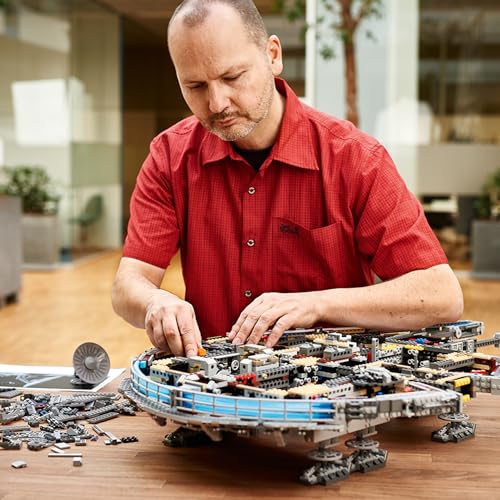 LEGO Star Wars Millennium Falcon   Building Set for Adults  Ages 16    Gift for Birthday   Movie Collectible Model Kit   Display in Home or Office   75192