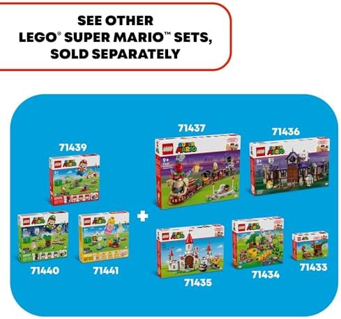 LEGO Super Mario Soda Jungle Maker Set  Customizable Nintendo Birthday Gift  Mario Playset for Kids  Pink Shy Guy and a Wiggler  Jungle Toys for Boys  Girls and Any Gamers Ages 7 and Up  71434