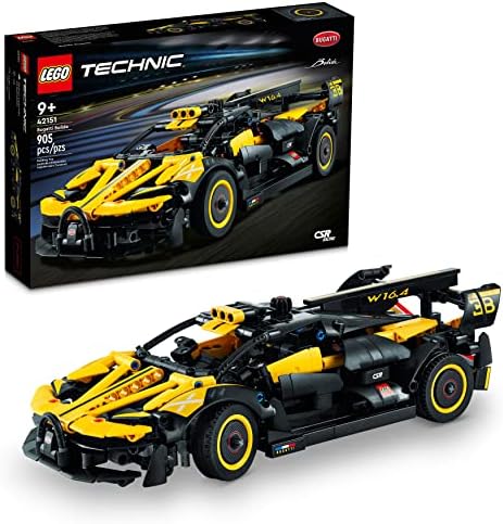 LEGO Technic Bugatti Bolide Racing Car Building Set   Model and Race Engineering Toy for Back to School  Collectible Sports Car Construction Kit for Boys  Girls  and Teen Builders Ages 9   42151