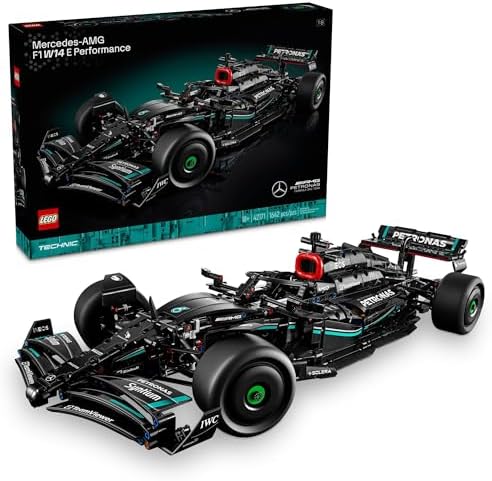 LEGO Technic Mercedes AMG F1 W14 E Performance Model Car Kits   Formula 1 Building Sets for Adults  Ages 18    Gift for Birthdays   Race Car with Realistic Details   42171