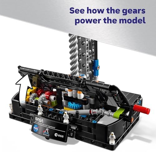 LEGO Technic NASA Artemis Space Launch System Rocket Building Toy for Boys & Girls   STEM Learning & Space Toy W/3 Stage Launch Function for Kids  Ages 9    Idea for Birthdays   42221