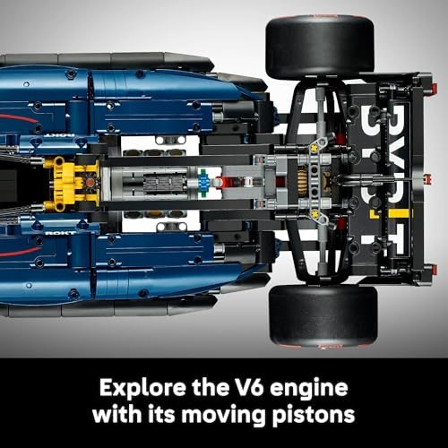 LEGO Technic Oracle Red Bull Racing RB20 F1 Race Car Model Kit   Building Set for Adults  Ages 18  with Realistic Features   Gift for Birthdays   42206