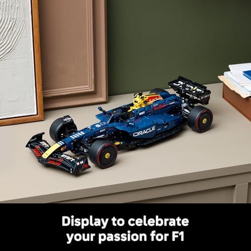 LEGO Technic Oracle Red Bull Racing RB20 F1 Race Car Model Kit   Building Set for Adults  Ages 18  with Realistic Features   Gift for Birthdays   42206