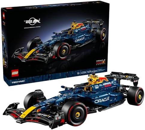 LEGO Technic Oracle Red Bull Racing RB20 F1 Race Car Model Kit   Building Set for Adults  Ages 18  with Realistic Features   Gift for Birthdays   42206
