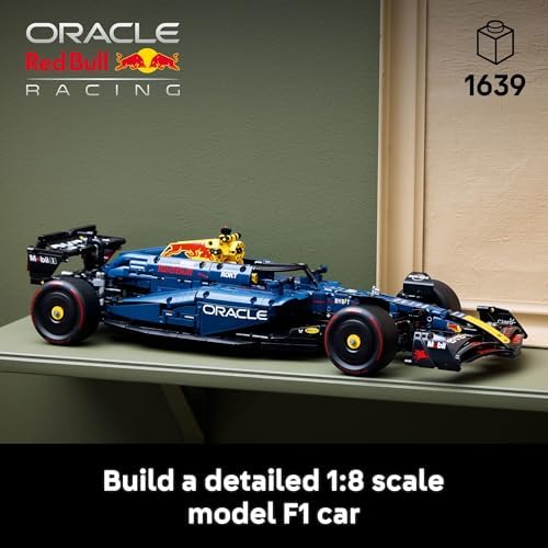 LEGO Technic Oracle Red Bull Racing RB20 F1 Race Car Model Kit   Building Set for Adults  Ages 18  with Realistic Features   Gift for Birthdays   42206