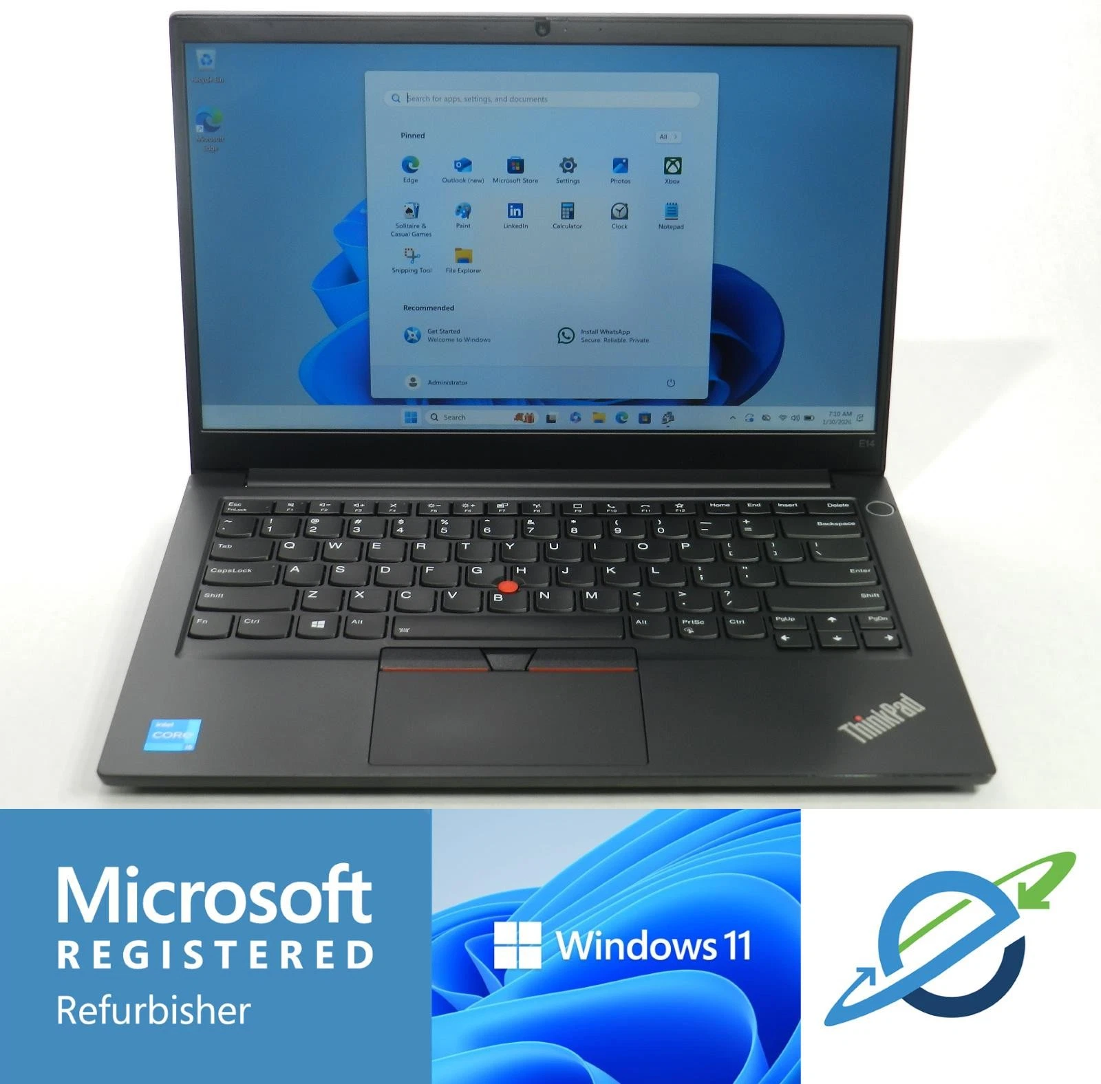 LENOVO THINKPAD E14 GEN 2   Intel Core i5 1135G7   256GB SSD   16GB   WIN11PRO