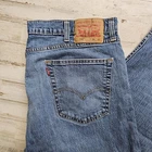 LEVI S 505 Regular Straight Leg Jeans Men s Size 38 x 30 Blue Denim Comfort