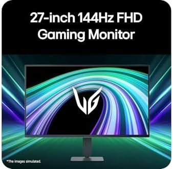 LG 27G414B B 27 inch Ultragear Full HD  1920 x 1080  IPS Gaming Monitor 144Hz  1ms  NVIDIA G Sync Compatible  FreeSync  HDR10  Built in Speaker  Switch  HDMI  DisplayPort  Tilt/Height Stand  Black