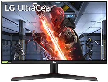 LG 27G610A B 27 inch Ultragear QHD  2560 x 1440  IPS Gaming Monitor  200Hz  1ms  AMD FreeSync Premium  VESA DisplayHDR 400  HDMI  DisplayPort  Tilt/Height/Swivel/Pivot Stand  Black