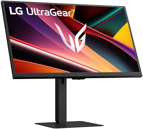 LG 27G640A B 27 inch Ultragear QHD  2560 x 1440  IPS Gaming Monitor  300Hz  1ms  NVIDIA G Sync  AMD FreeSync Premium  VESA DisplayHDR 400  HDMI 2 1  USB Type C  Tilt/Height/Swivel/Pivot Stand  Black