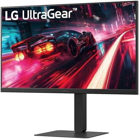 LG 27G640A B 27 inch Ultragear QHD  2560 x 1440  IPS Gaming Monitor  300Hz  1ms  NVIDIA G Sync  AMD FreeSync Premium  VESA DisplayHDR 400  HDMI 2 1  USB Type C  Tilt/Height/Swivel/Pivot Stand  Black