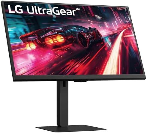 LG 27G640A B 27 inch Ultragear QHD  2560 x 1440  IPS Gaming Monitor  300Hz  1ms  NVIDIA G Sync  AMD FreeSync Premium  VESA DisplayHDR 400  HDMI 2 1  USB Type C  Tilt/Height/Swivel/Pivot Stand  Black