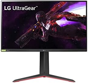 LG Monitor de juegos Ultragear 27GP850-B de 27 pulgadas QHD (2560 x 1440) Pantalla Nano IPS 1 ms Tiempo de respuesta 165Hz Frecuencia de actualización Compatible con NVIDIA G-SYNC y AMD FreeSync