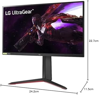 LG Monitor de juegos Ultragear 27GP850-B de 27 pulgadas QHD (2560 x 1440) Pantalla Nano IPS 1 ms Tiempo de respuesta 165Hz Frecuencia de actualización Compatible con NVIDIA G-SYNC y AMD FreeSync