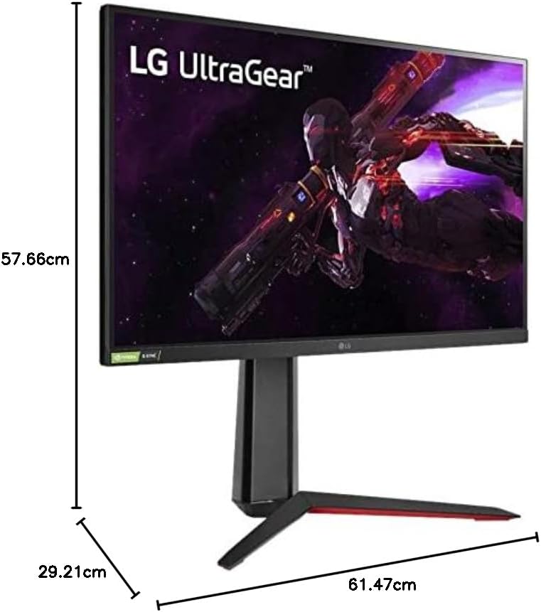 LG Monitor de juegos Ultragear 27GP850-B de 27 pulgadas QHD (2560 x 1440) Pantalla Nano IPS 1 ms Tiempo de respuesta 165Hz Frecuencia de actualización Compatible con NVIDIA G-SYNC y AMD FreeSync