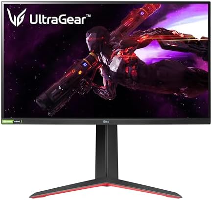 LG 27GP850 B Ultragear Gaming Monitor 27 Inch QHD  2560 x 1440  Nano IPS Display 1ms Response Time 165Hz Refresh Rate NVIDIA G SYNC Compatible AMD FreeSync Premium Tilt/Height/Pivot Adjustable Stand