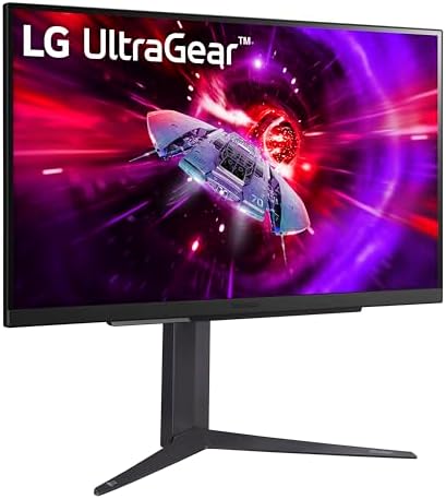 LG 27GR83Q B 27 inch Ultragear QHD  2560x1440  IPS Gaming Monitor  240Hz  1ms  DisplayHDR 400  G Sync AMD FreeSync Premium  HDMI 2 1 DisplayPort  4 Pole HP Out DTS GP X  Tilt/Height/Pivot Stand  Black
