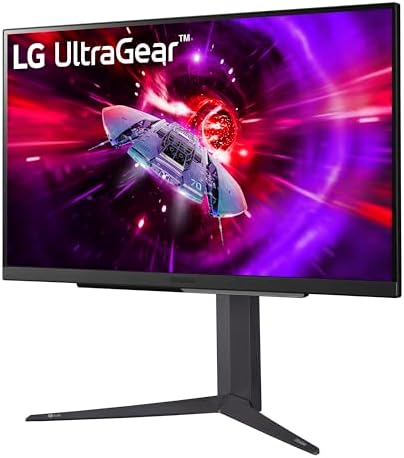 LG 27GR83Q B 27 inch Ultragear QHD  2560x1440  IPS Gaming Monitor  240Hz  1ms  DisplayHDR 400  G Sync AMD FreeSync Premium  HDMI 2 1 DisplayPort  4 Pole HP Out DTS GP X  Tilt/Height/Pivot Stand  Black
