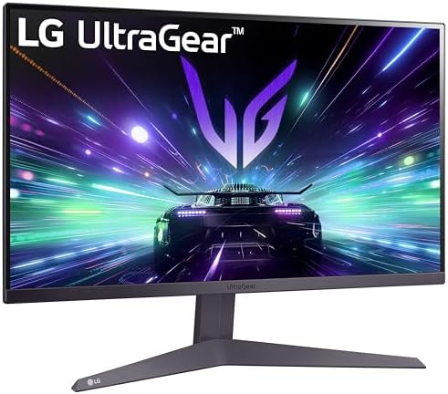 LG 27GS50F B 27 inch FHD  1920 x 1080  Ultragear Gaming Monitor with 180Hz  1ms MBR  HDR10  AMD FreeSync  HDMI  DisplayPort  3 Side Virtually Borderless Design  Black