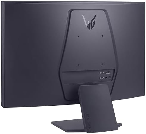 LG 27GS60QC B Ultragear 27 inch Curved Gaming Monitor QHD  2560x1440  180Hz 1ms 1000R AMD FreeSync HDR10 HDMIx2 DisplayPort Borderless Design Black Stabilizer DAS Crosshair FPS Counter   Black