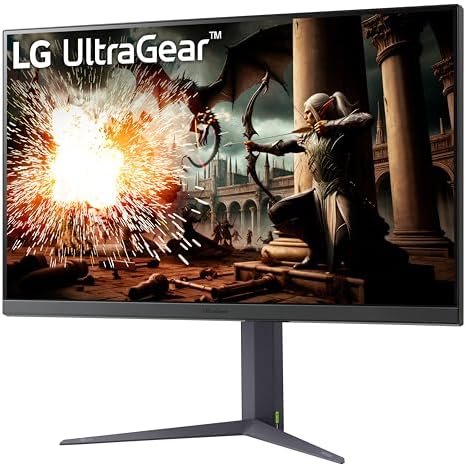 LG 27GS75Q B 27 inch Ultragear QHD  2560x1440  Gaming Monitor  180Hz  O/C 200Hz   1ms  IPS  NVIDIA G SYNC Compatible  AMD FreeSync  HDR10  Tilt/Height/Pivot Stand  HDMI  DisplayPort  Black
