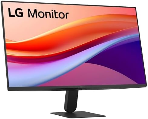 LG 27U411A-B Monitor de computadora IPS Full HD (1920 x 1080) de 27 pulgadas, 120Hz, HDR10, modo de lectura, caja fuerte, HDMI, base de soporte delgado, negro