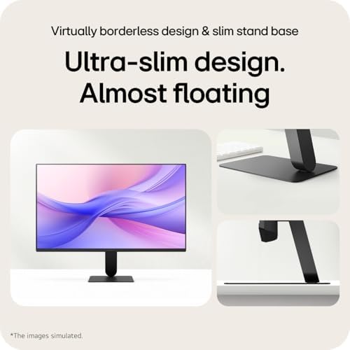 LG 27U411A-B Monitor de computadora IPS Full HD (1920 x 1080) de 27 pulgadas, 120Hz, HDR10, modo de lectura, caja fuerte, HDMI, base de soporte delgado, negro