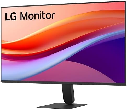 LG 27U411A B 27 inch Full HD  1920 x 1080  IPS Computer Monitor  120Hz  HDR10  Reader Mode  Flicker Safe  HDMI  Slim Stand Base  Black