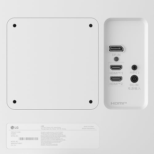 LG 27US500 W Ultrafine Monitor 27 Inch 4K UHD  3840x2160  HDR10 IPS Borderless Design Reader Mode Flicker Safe Switch App HDMI DisplayPort   White