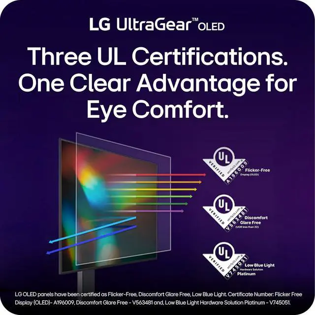 LG 27" 240 Hz OLED QHD Gaming Monitor FreeSync Premium Pro & G Sync Compatible DCI P3 Typical 98 5  GX700 Series 27GX704A B