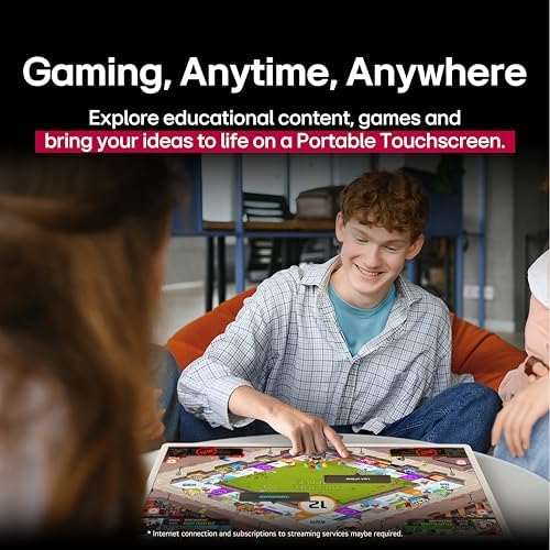 LG 27 Inch StanbyME 2 with Folio Cover  Portable Touch Screen  Dolby Vision  HDR10  Filmmaker Mode  Built in Battery  Full Swivel Rotation  27LX6TYGA  2025 