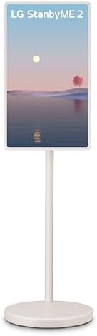 LG 27 Inch StanbyME 2 with Folio Cover  Portable Touch Screen  Dolby Vision  HDR10  Filmmaker Mode  Built in Battery  Full Swivel Rotation  27LX6TYGA  2025 