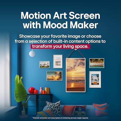 LG 27 Inch StanbyME 2 with Folio Cover  Portable Touch Screen  Dolby Vision  HDR10  Filmmaker Mode  Built in Battery  Full Swivel Rotation  27LX6TYGA  2025 