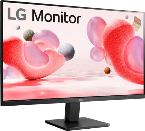 LG 27 inch FHD  1920 x 1080  IPS Monitor  100Hz  5ms  AMD FreeSync Premium  3 Side Virtually Borderless Design  HDMI  Black  with 5ave HDMI Cable