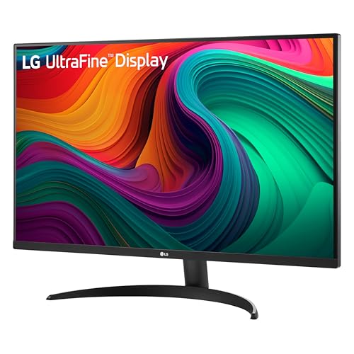 LG 32UR500K B Ultrafine 32 inch 4K UHD  3840x2160  Computer Monitor HDR10 Built in Speaker x2 OnScreen Control Reader Mode Flicker Safe Borderless Design HDMIx2 DisplayPort Black