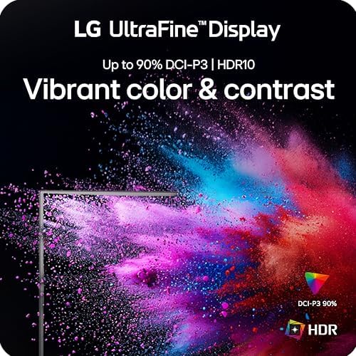 LG 32UR500K B Ultrafine 32 inch 4K UHD  3840x2160  Computer Monitor HDR10 Built in Speaker x2 OnScreen Control Reader Mode Flicker Safe Borderless Design HDMIx2 DisplayPort Black