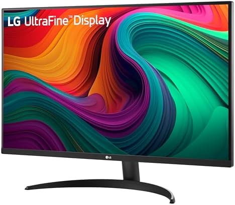 LG 32UR500K B Ultrafine 32 inch 4K UHD  3840x2160  Computer Monitor HDR10 Built in Speaker x2 OnScreen Control Reader Mode Flicker Safe Borderless Design HDMIx2 DisplayPort Black