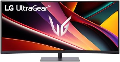 LG 34G630A B 34 Inch Ultragear WQHD  3440 x 1440  Curved Gaming Monitor  240Hz  1ms  FreeSync Premium  DisplayHDR 400  Built in Speaker  HDMI  DisplayPort  USB Type C  Tilt/Height/Swivel Stand  Black