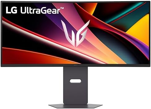 LG 34G630A B 34 Inch Ultragear WQHD  3440 x 1440  Curved Gaming Monitor  240Hz  1ms  FreeSync Premium  DisplayHDR 400  Built in Speaker  HDMI  DisplayPort  USB Type C  Tilt/Height/Swivel Stand  Black