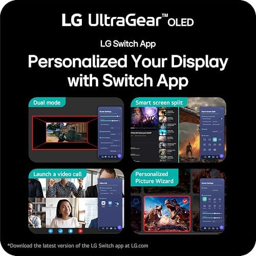 LG 34GX900A B 34 Inch Ultragear WQHD  3440 x 1440  OLED Curved Gaming Monitor  240Hz  0 03ms  NVIDIA G Sync  VESA DisplayHDR True Black 400  HDMI 2 1  DisplayPort  USB Type C PD 65W  Black