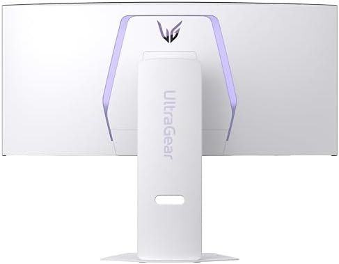 LG 34GX90SA W 34 inch Ultragear WQHD  3440 x 1440  OLED Curved Gaming Monitor 240Hz  1ms  NVIDIA G Sync Compatible  AMD FreeSync Premium  VESA DisplayHDR True Black 400  webOS  USB Type C  White