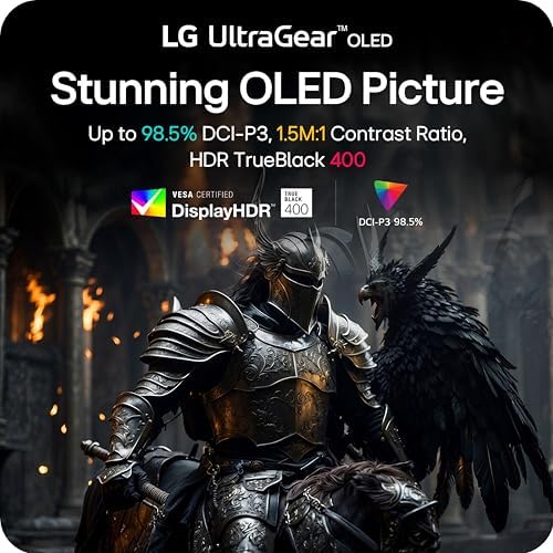 LG 34GX90SA W 34 inch Ultragear WQHD  3440 x 1440  OLED Curved Gaming Monitor 240Hz  1ms  NVIDIA G Sync Compatible  AMD FreeSync Premium  VESA DisplayHDR True Black 400  webOS  USB Type C  White
