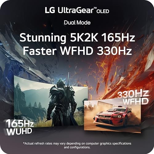 LG 34GX90SA W 34 inch Ultragear WQHD  3440 x 1440  OLED Curved Gaming Monitor 240Hz  1ms  NVIDIA G Sync Compatible  AMD FreeSync Premium  VESA DisplayHDR True Black 400  webOS  USB Type C  White
