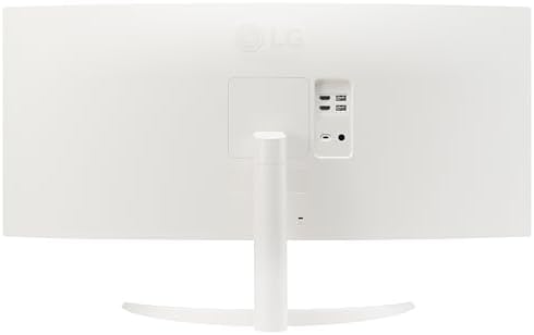 LG 34SR63QA W 34 inch Smart Curved Monitor with Streaming TV  QHD 1440p  UltraWide Screen  USB Type C 65W PD  1800R  webOS  HDR10  100Hz  Built in Speaker  AirPlay2  Screen Share  Bluetooth  White